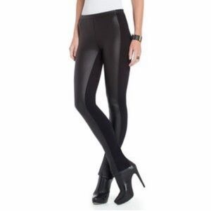 BCBGMaxazria leather pants black‎ S